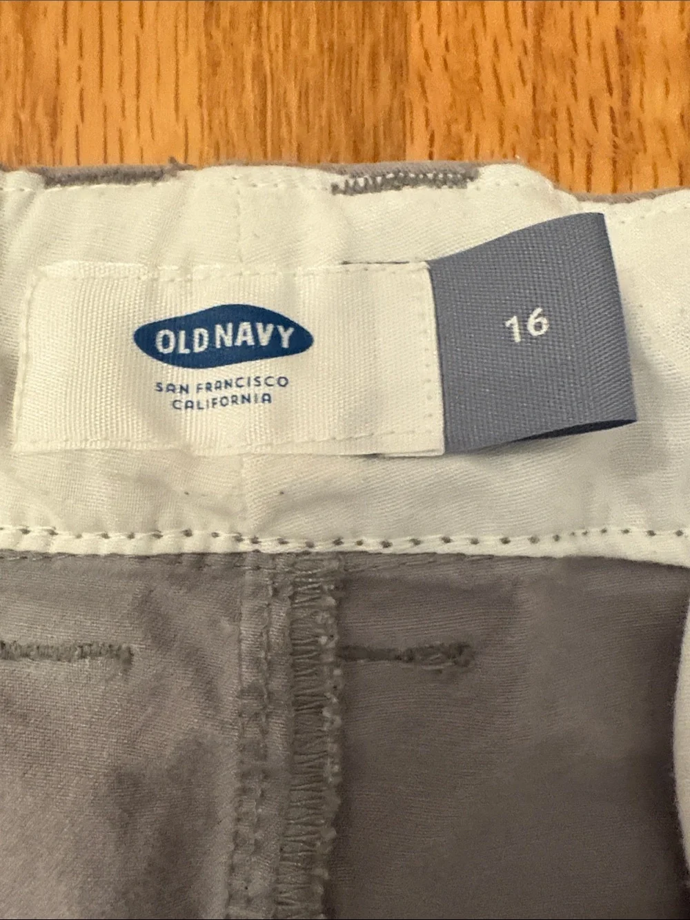 Old Navy Light Gray Women's Bermuda Shorts